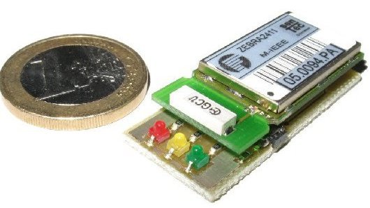 Microchip neben Euromnze