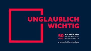 Banner 50 Jahre HAW in Baden-Wrttemberg